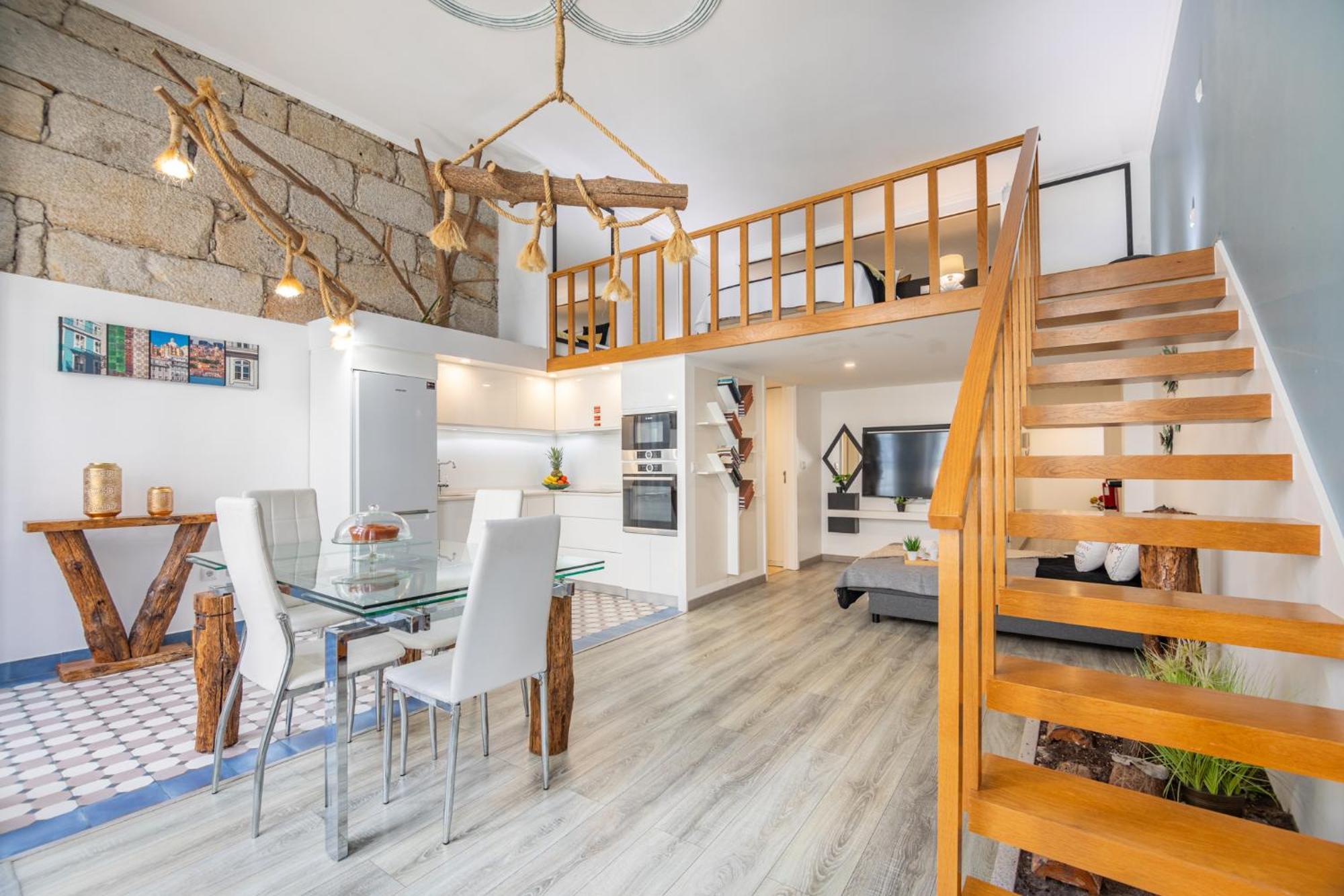 Deluxe Spacious Flats W Mezzanine By Host Wise Apartamento Porto Exterior foto
