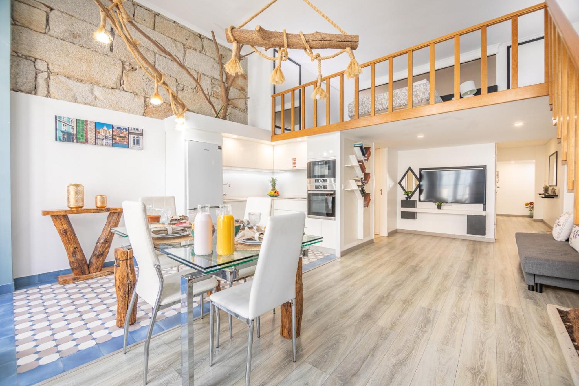 Deluxe Spacious Flats W Mezzanine By Host Wise Apartamento Porto Quarto foto