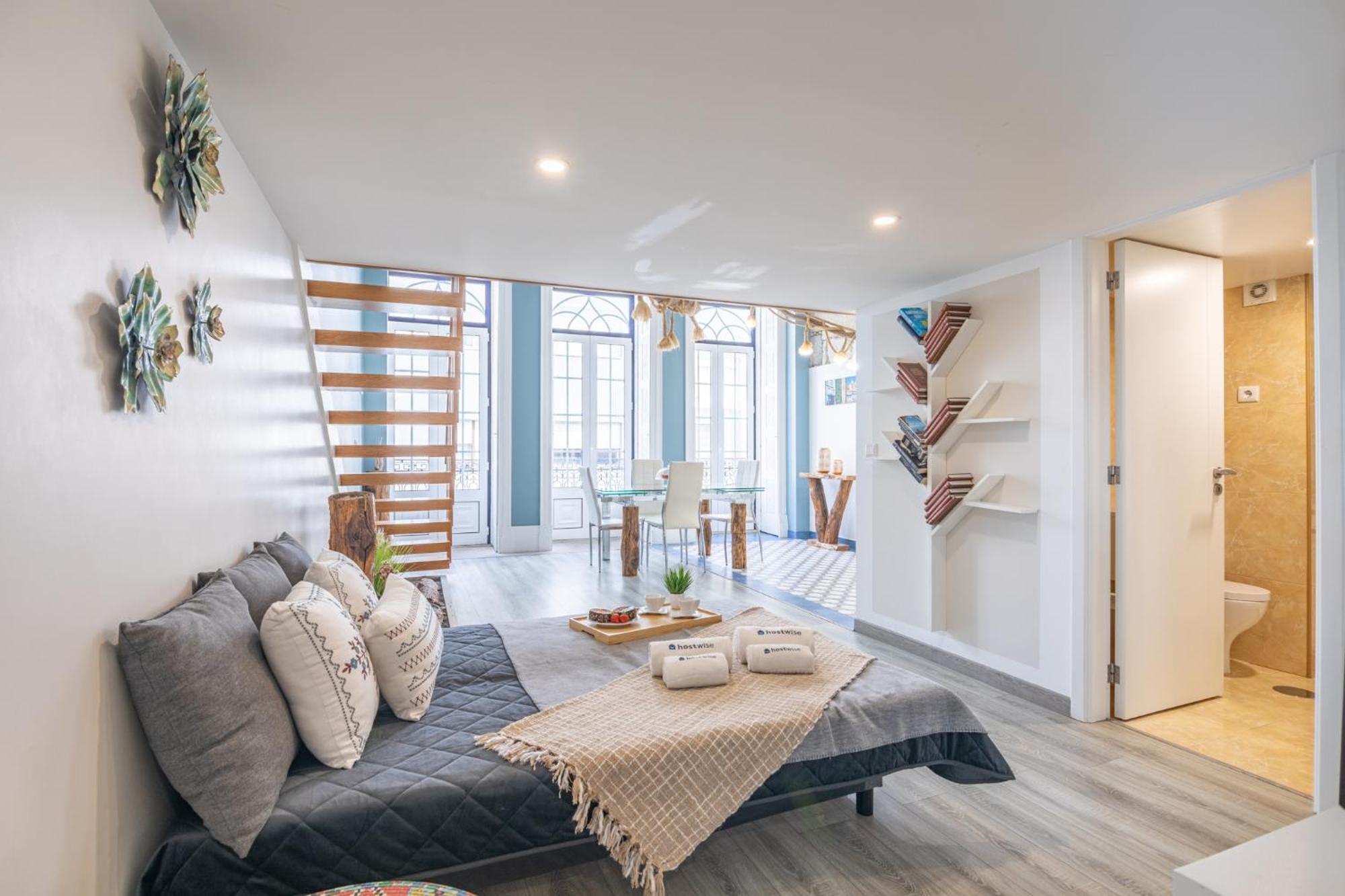 Deluxe Spacious Flats W Mezzanine By Host Wise Apartamento Porto Quarto foto