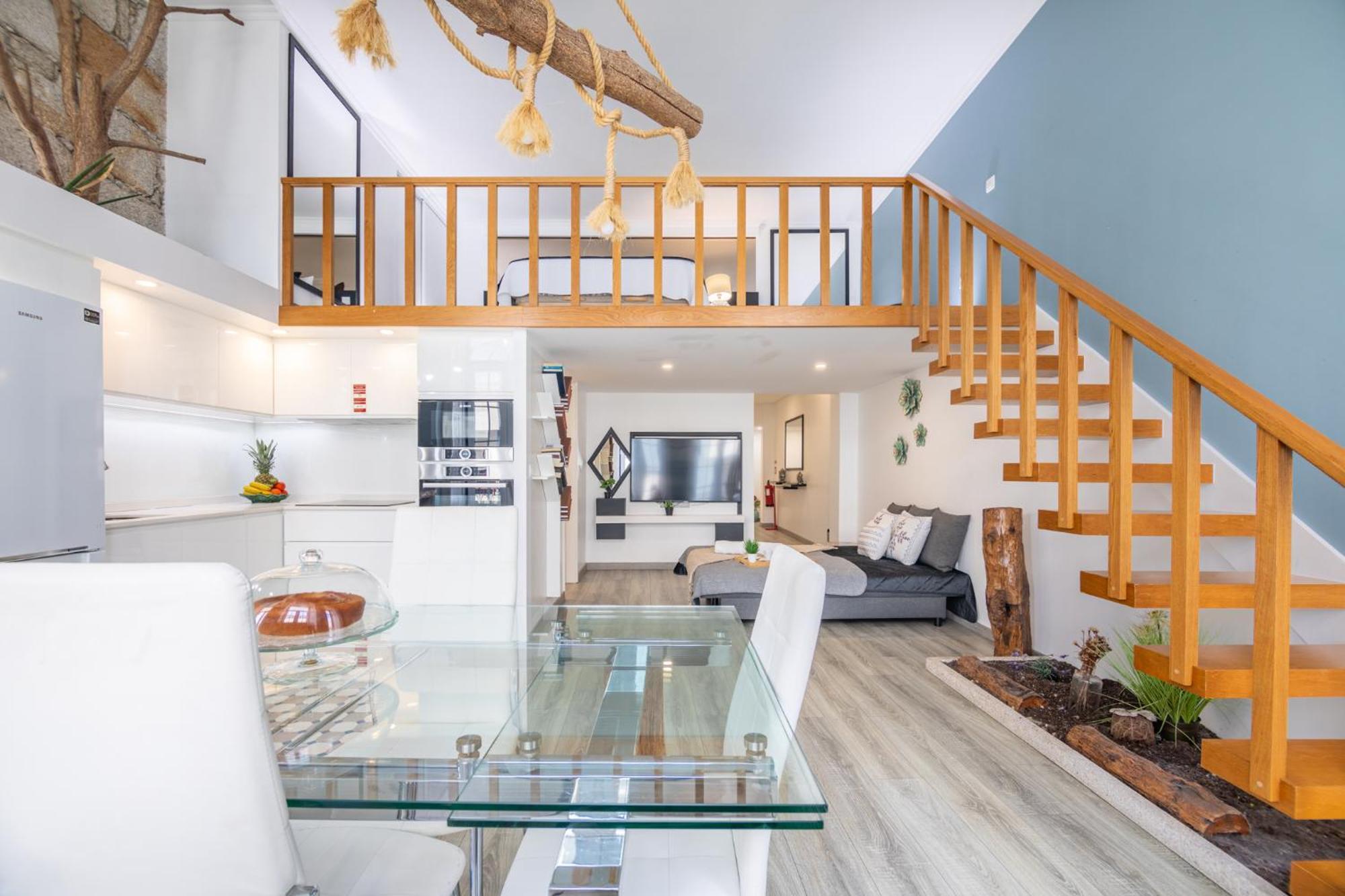 Deluxe Spacious Flats W Mezzanine By Host Wise Apartamento Porto Quarto foto