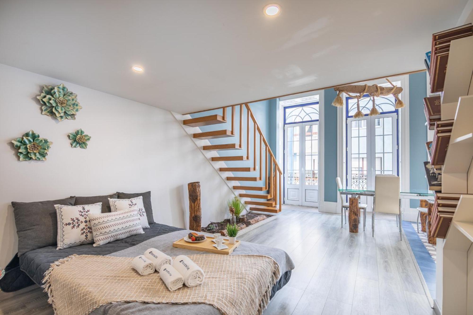 Deluxe Spacious Flats W Mezzanine By Host Wise Apartamento Porto Quarto foto