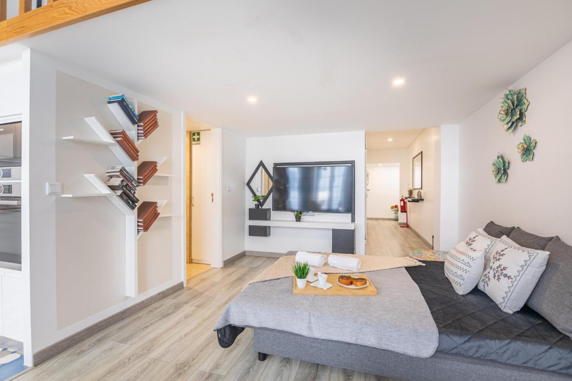 Deluxe Spacious Flats W Mezzanine By Host Wise Apartamento Porto Quarto foto
